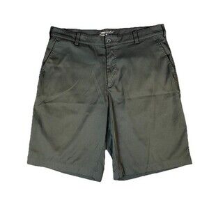 Nike Golf Mens Dri Fit Shorts 34 Black Flat Front Athleisure Hiking Stretch Ligh